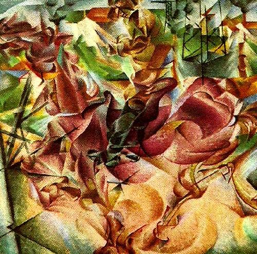 Umberto Boccioni elasticitet Sweden oil painting art